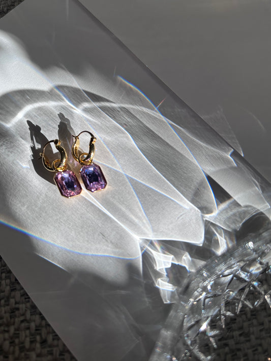 Purple stone jewellery 