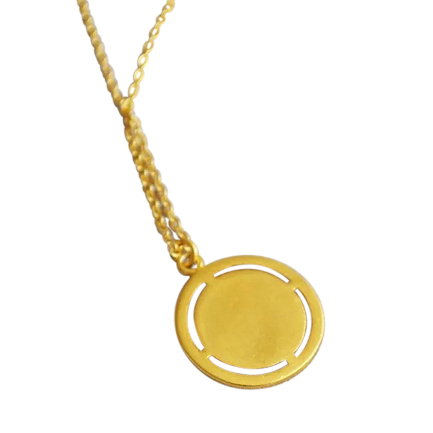 Adelaide 18k Gold Vintage Rose Pendant Necklace