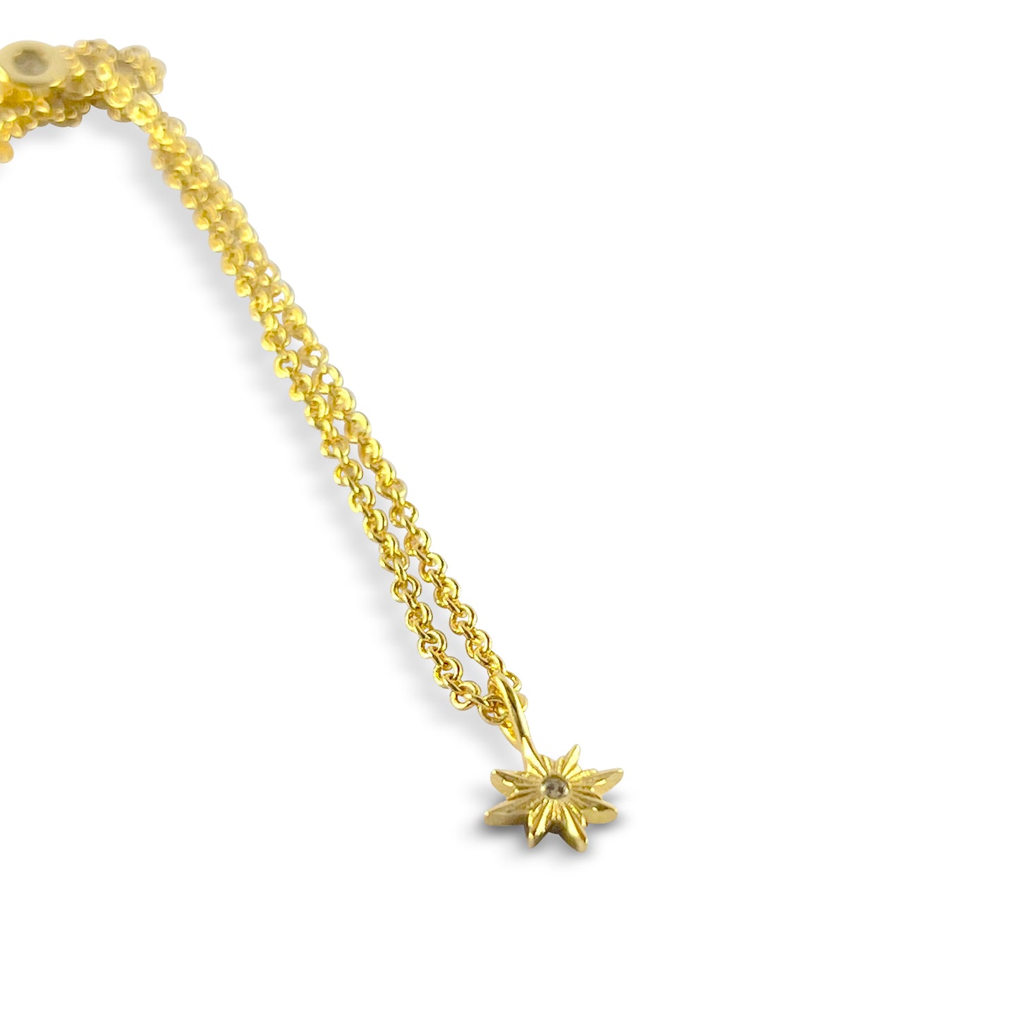 Aries Gold Cosmos Dainty Necklace