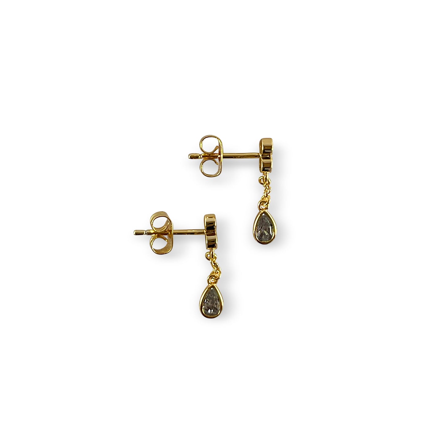 Callista Gold Pear Drop Earrings