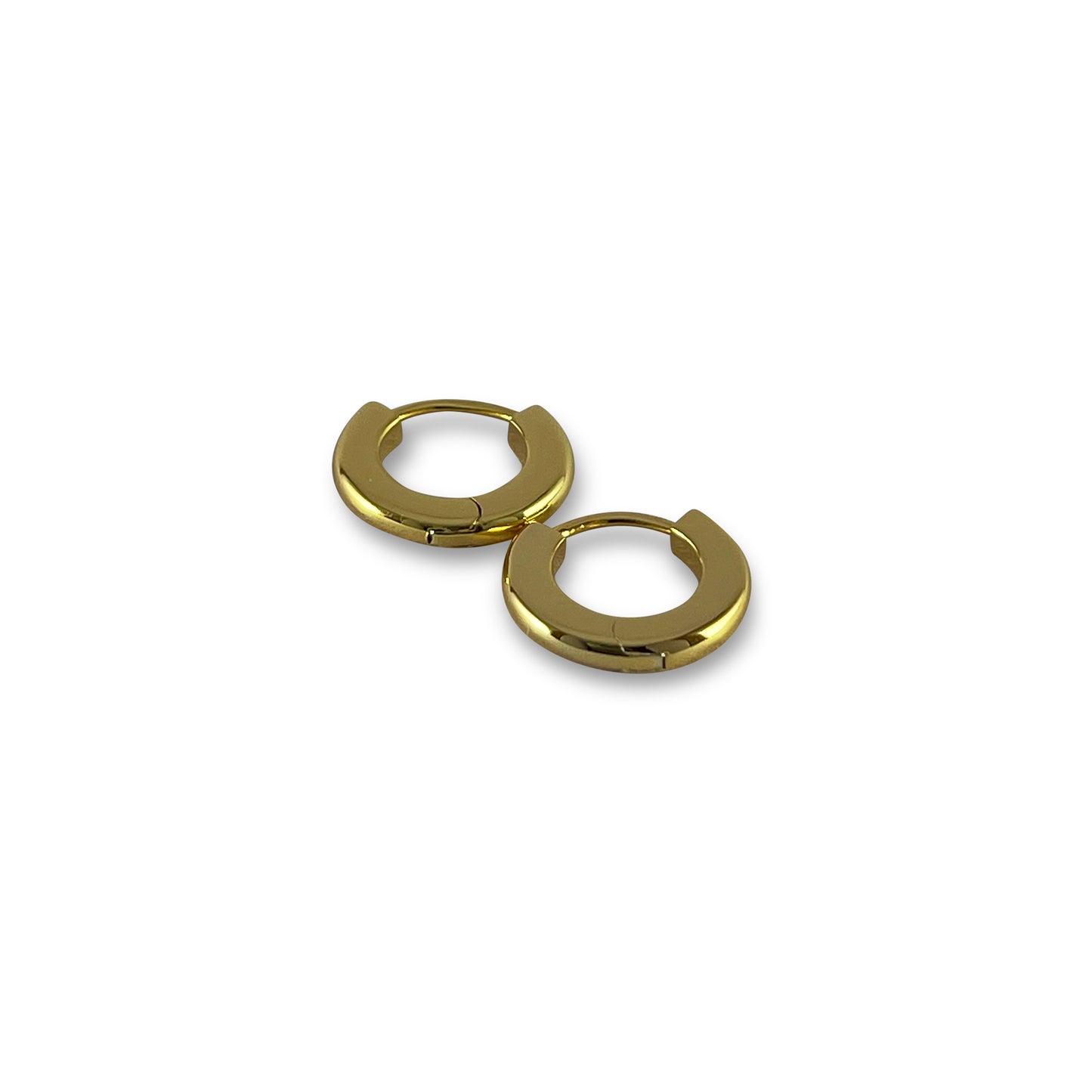 Calla Gold Huggies Earrings